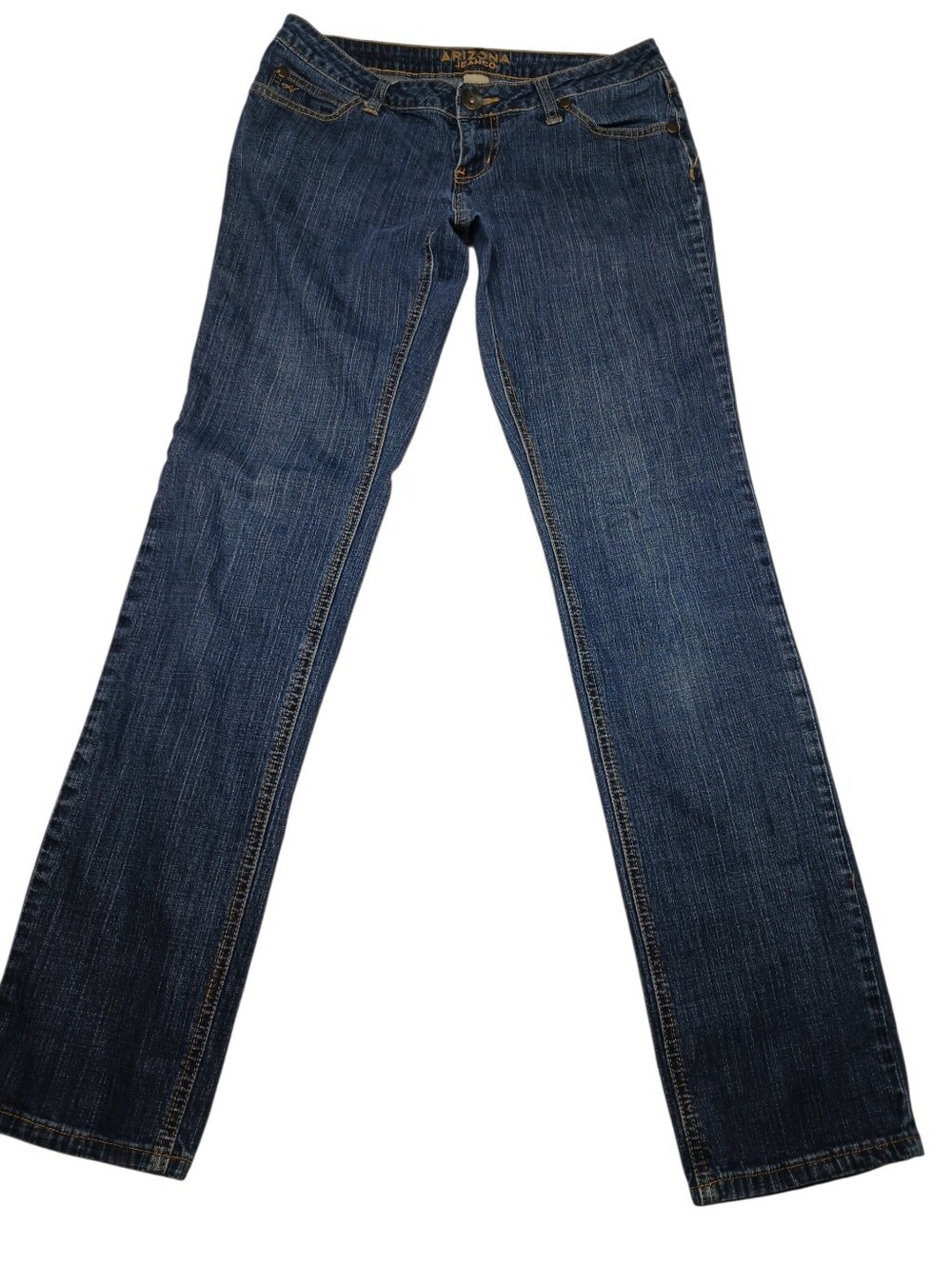 Arizona Jean Co Womens Jeans Size 9 Long Stretch Dark Wash